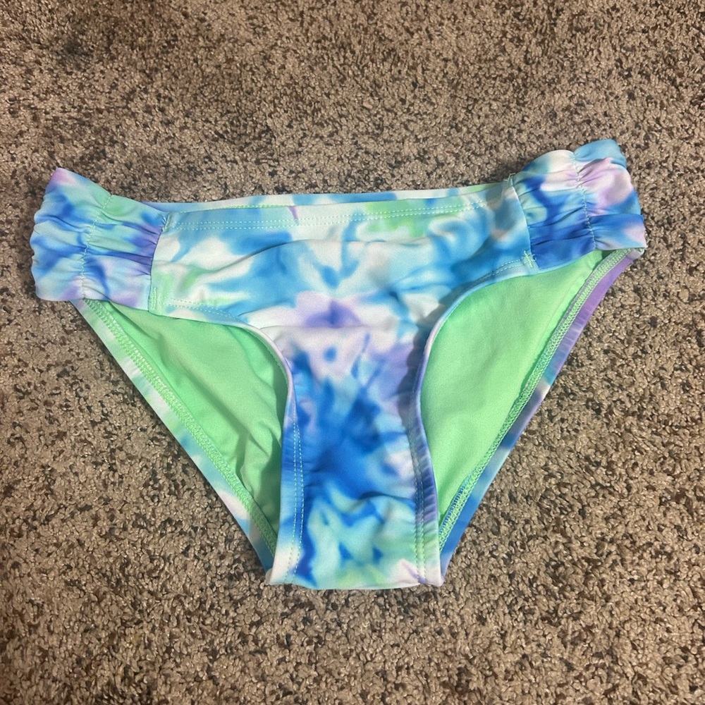 kids justice tie dye bikini bottoms